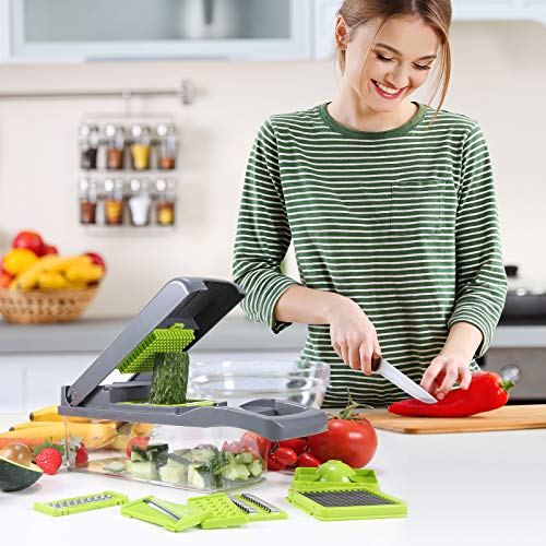 Multifunctional Vegetable Chopper & Slicer - Premium Food Cutter, Dicer & Onion Grater for Kitchen