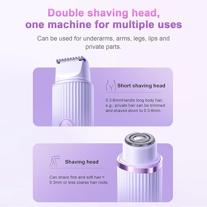Double Head Electric Shaver - ماكينة حلاقة كهربائية برأسين